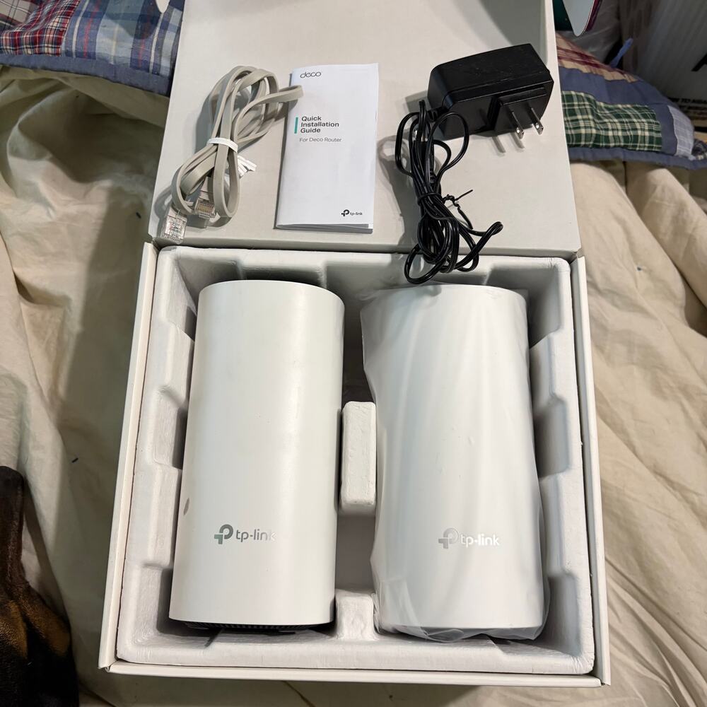 TP-Link Deco W2400 AC1200 Whole Home Mesh Wi-Fi System 2-Pack Router Open Box